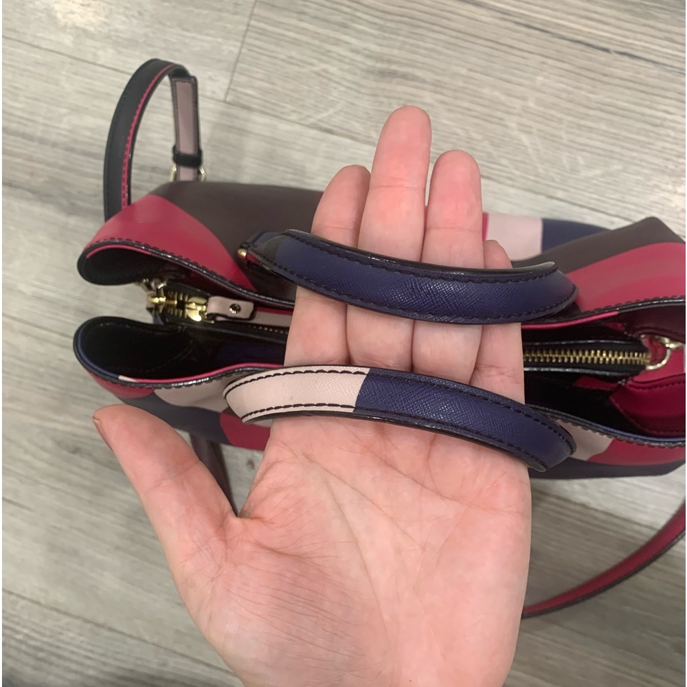 KATE SPADE Geo Spotlight Evangeline Crossbody/ Satchel EUC - Picture 8 of 10